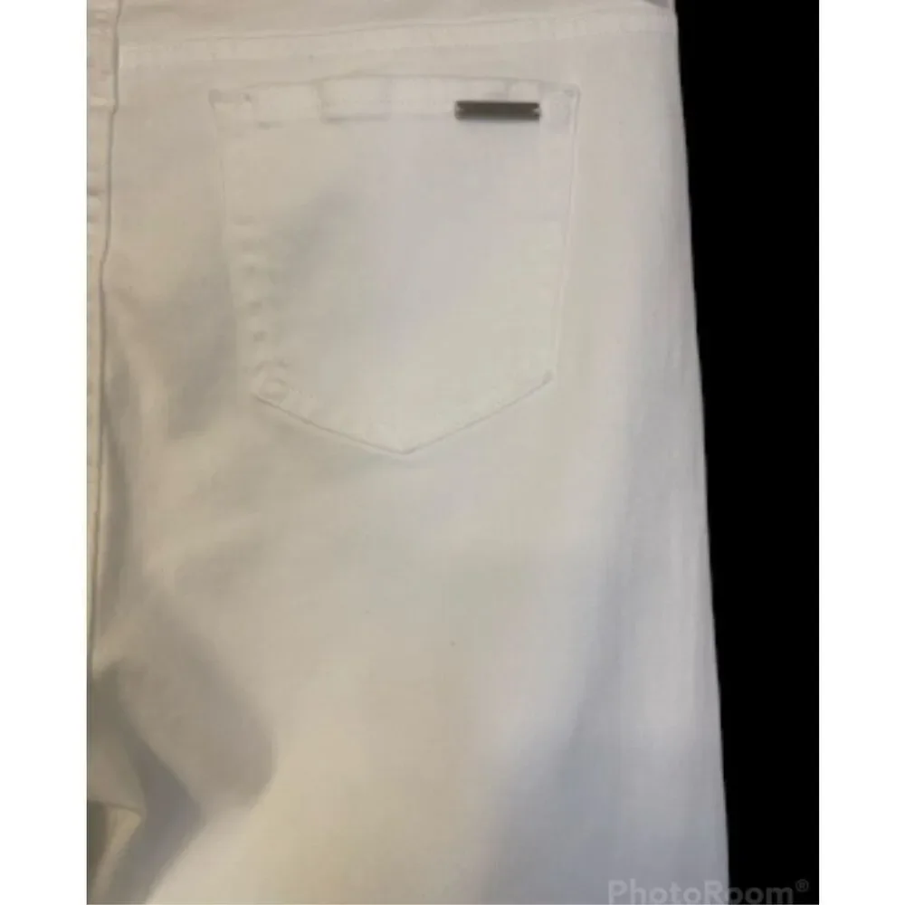 NWT Michael Kors Selma White Jeans High Rise Ankle Sz. 14P